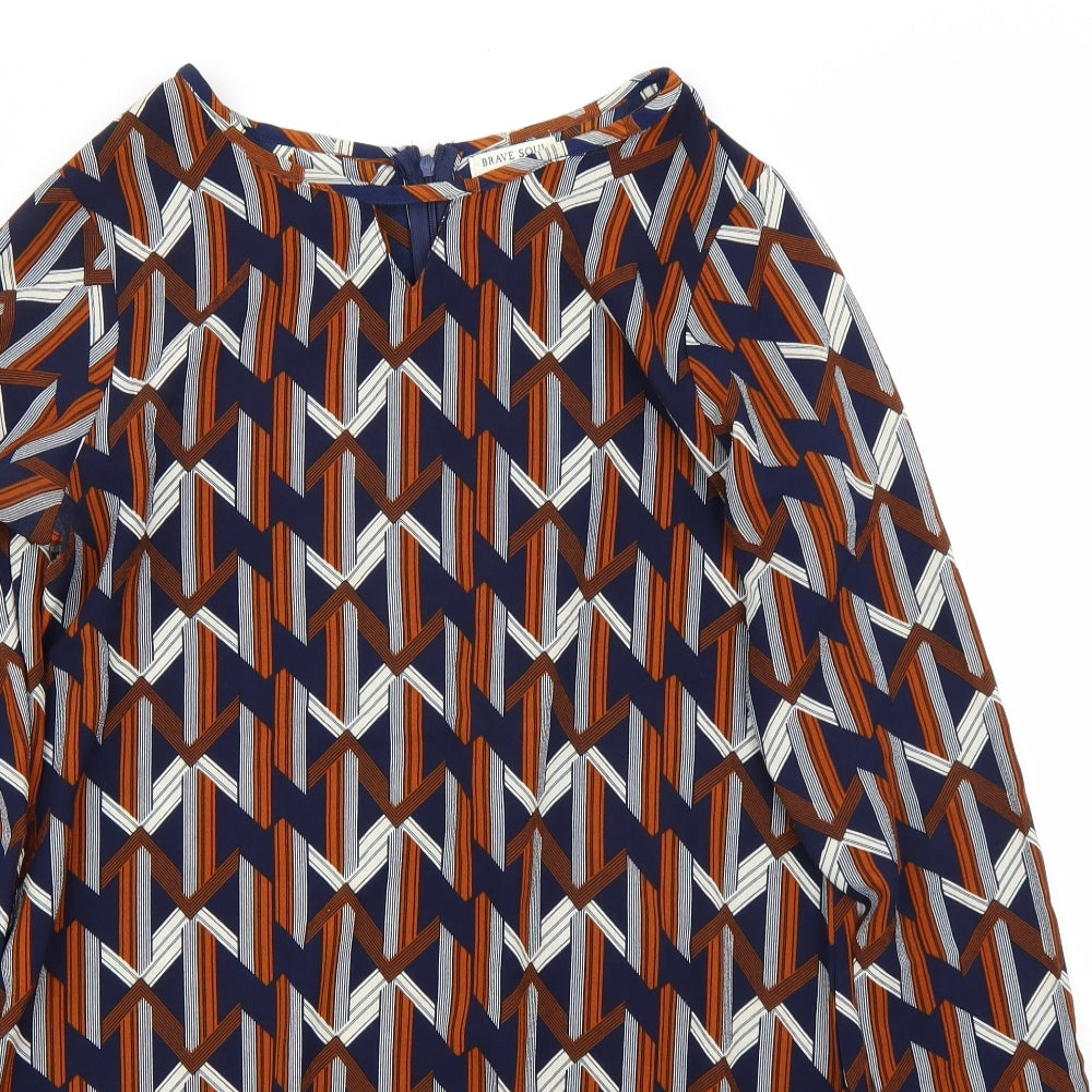 Brave Soul Womens Blue   A-Line  Size L