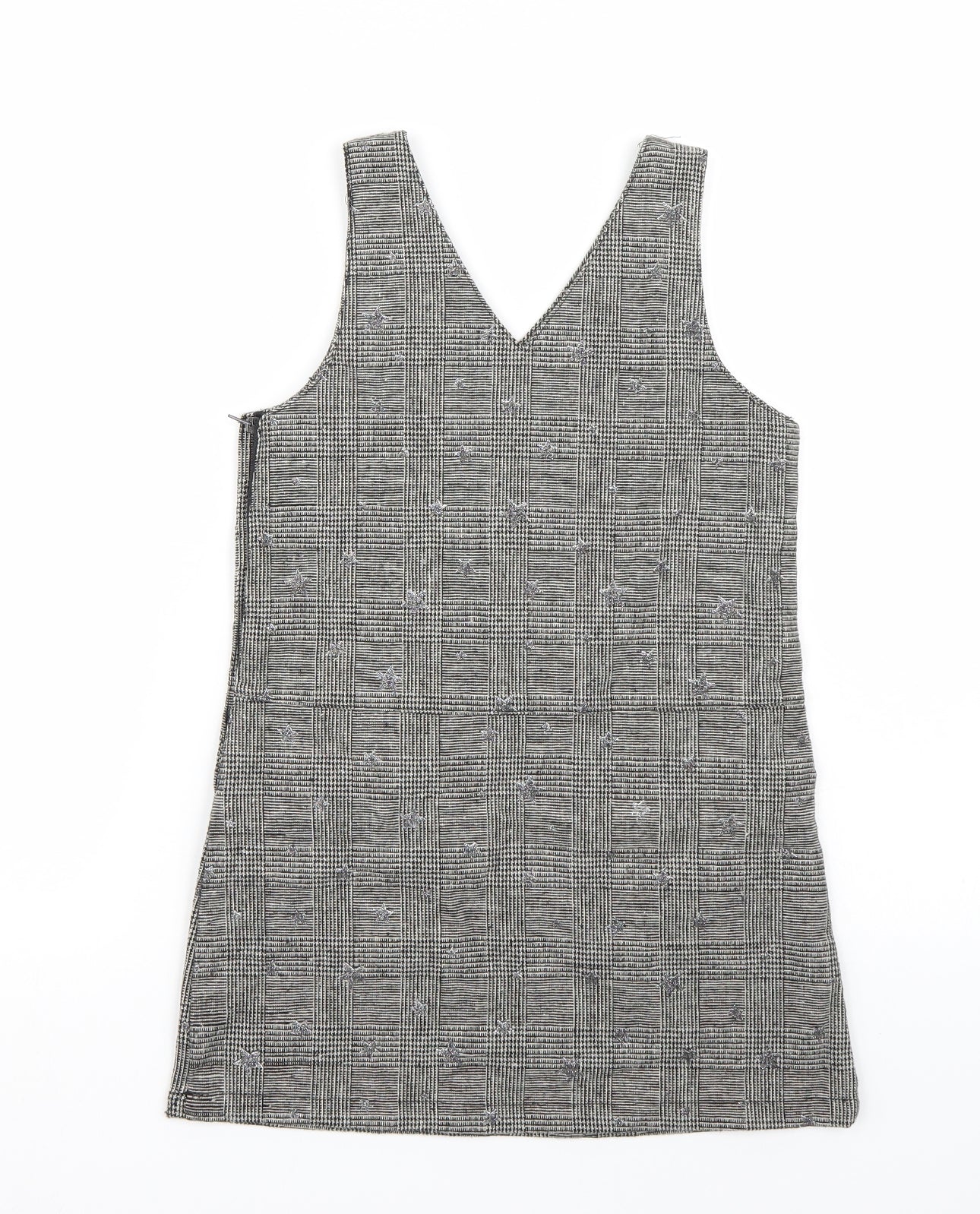 George Girls Grey Batik  A-Line  Size 8-9 Years