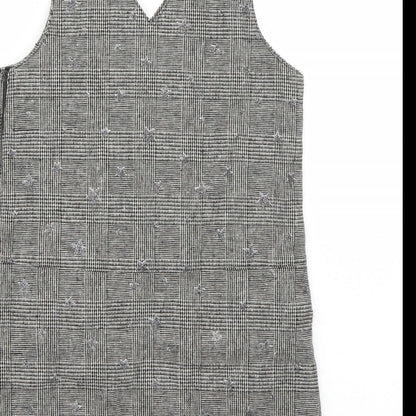 George Girls Grey Batik  A-Line  Size 8-9 Years