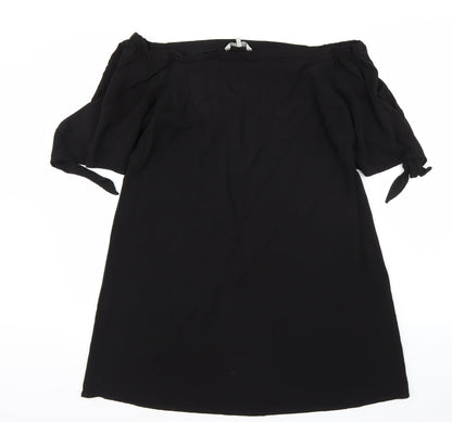 Peacocks Womens Black   A-Line  Size 14