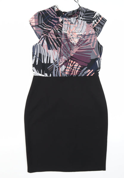 Papaya Womens Black  Rayon A-Line  Size 10