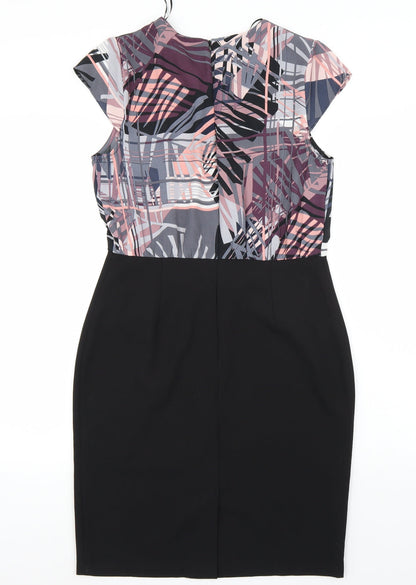 Papaya Womens Black  Rayon A-Line  Size 10
