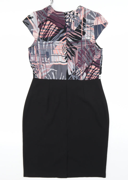 Papaya Womens Black  Rayon A-Line  Size 10