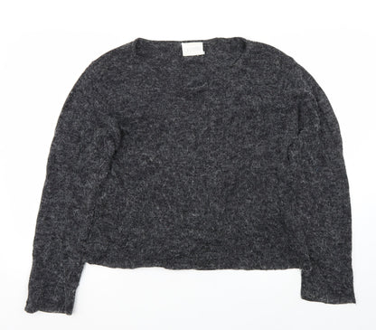 offshoot Womens Grey   Pullover Jumper Size L