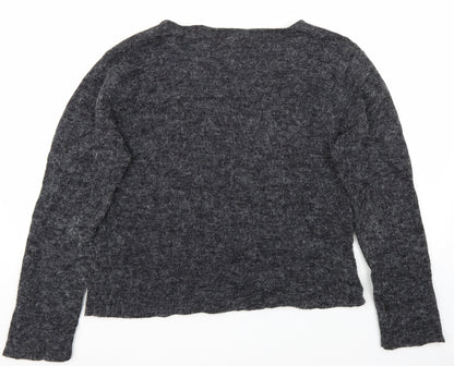 offshoot Womens Grey   Pullover Jumper Size L