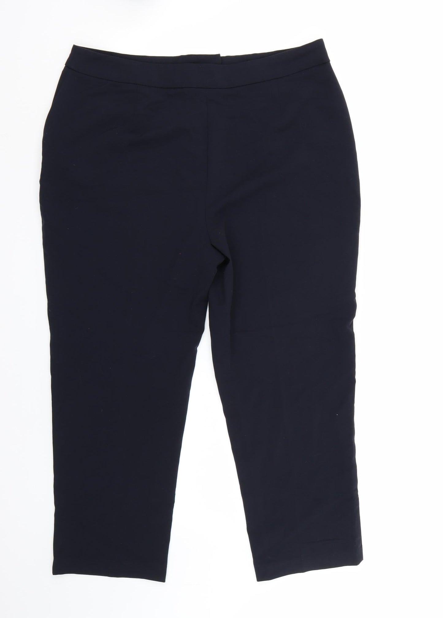 Womens UK Size 16 Isle Regular Fit  Blue Trousers