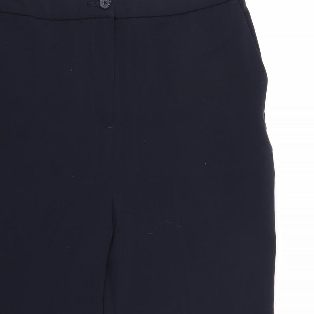 Womens UK Size 16 Isle Regular Fit  Blue Trousers