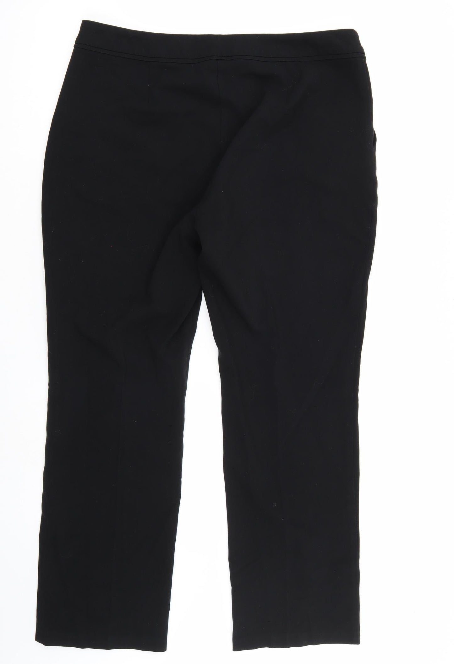 Womens UK Size 14 Marks and Spencer Regular Fit  Black Trousers