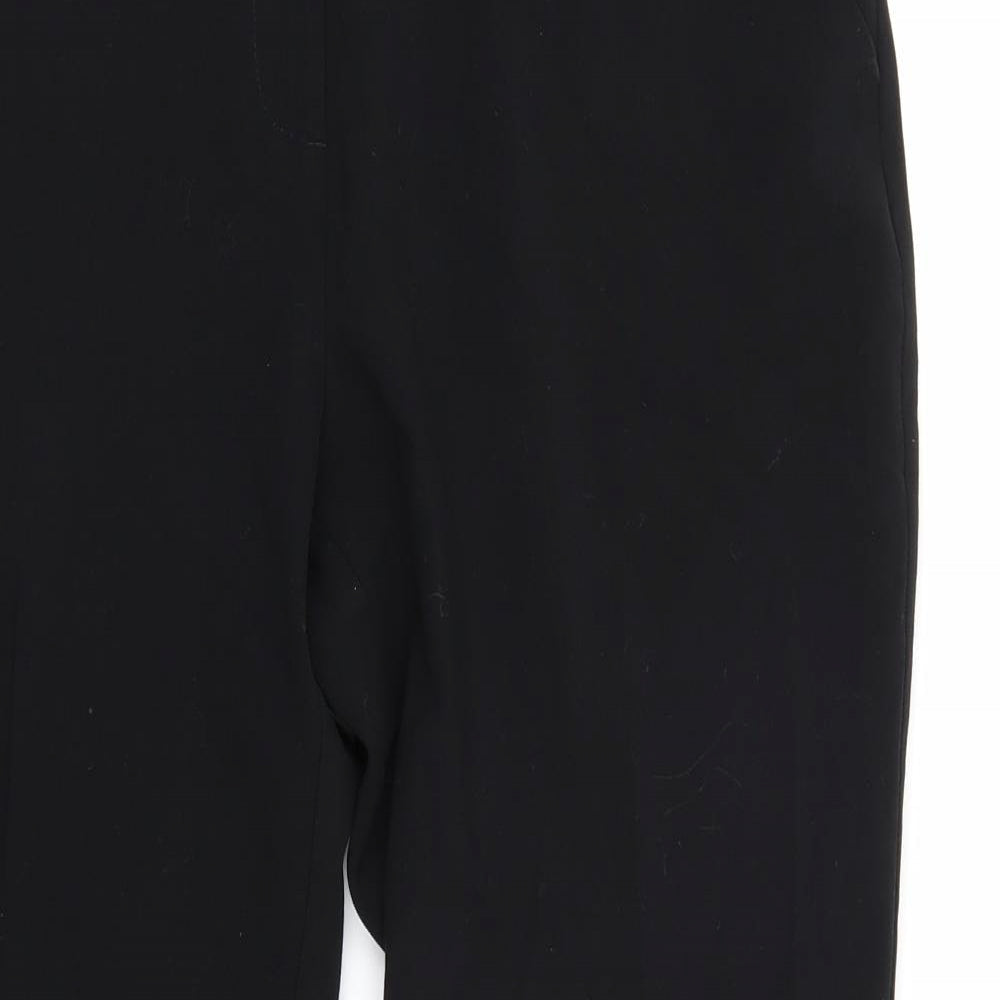 Womens UK Size 14 Marks and Spencer Regular Fit  Black Trousers