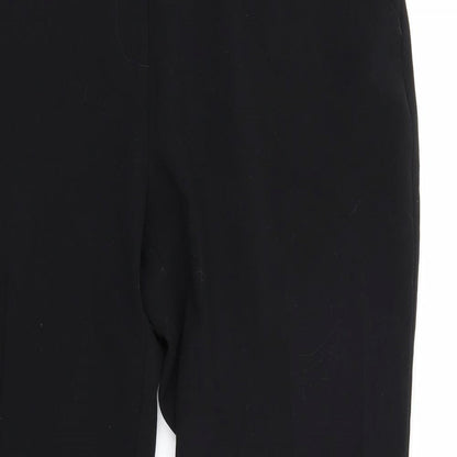 Womens UK Size 14 Marks and Spencer Regular Fit  Black Trousers