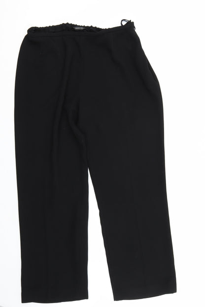 Florence & Fred Womens Black   Trousers  Size 12 L27 in