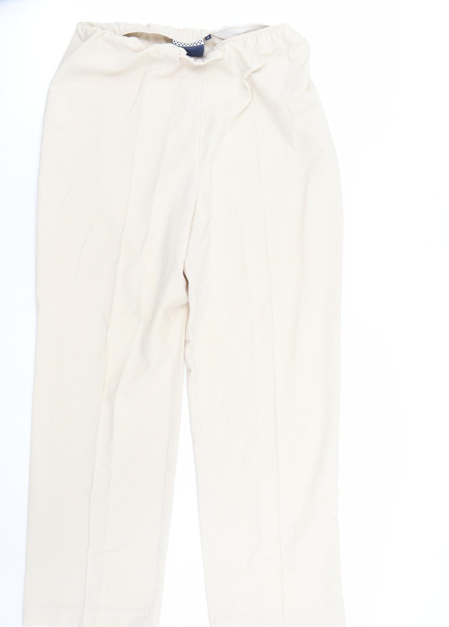 Womens UK Size 12 isle Regular Fit  Beige Trousers