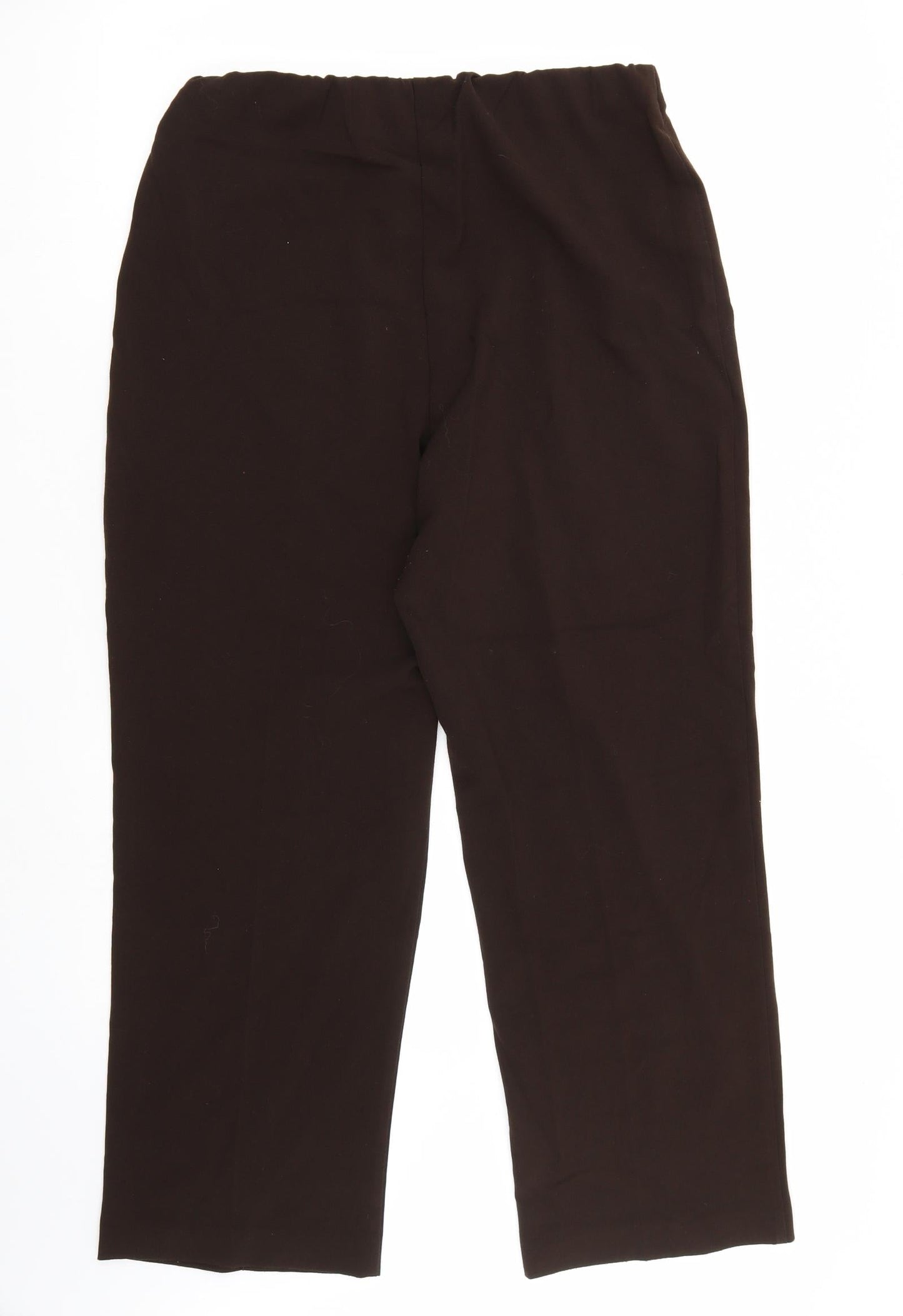 Isle Womens Brown   Trousers  Size 14 L28 in