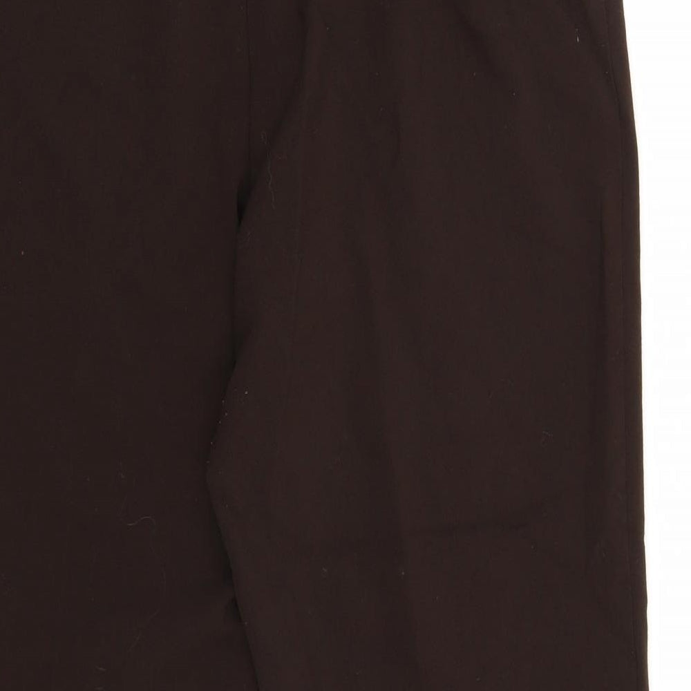 Isle Womens Brown   Trousers  Size 14 L28 in