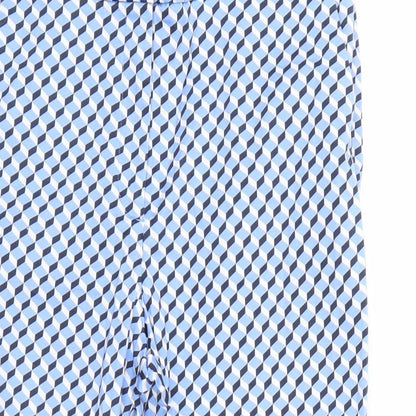Womens UK Size 14 Marks and Spencer Regular Fit  Blue Trousers
