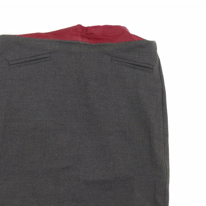 Miss Selfridge Womens Grey   A-Line Skirt Size 10