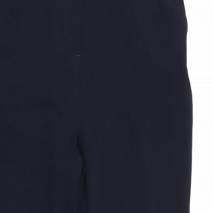 Womens UK Size 14 Isle Regular Fit  Blue Trousers