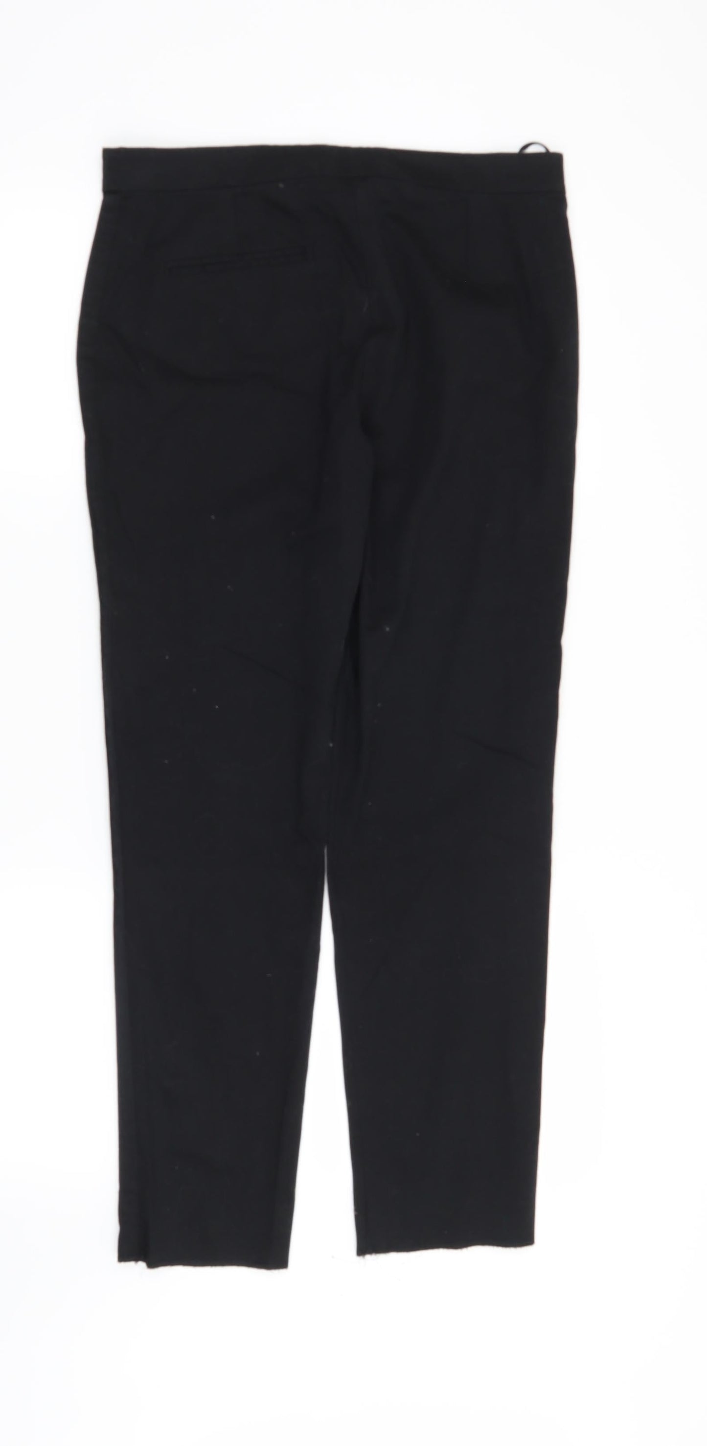 Womens UK Size 10 Marks and Spencer Regular Fit  Black Trousers