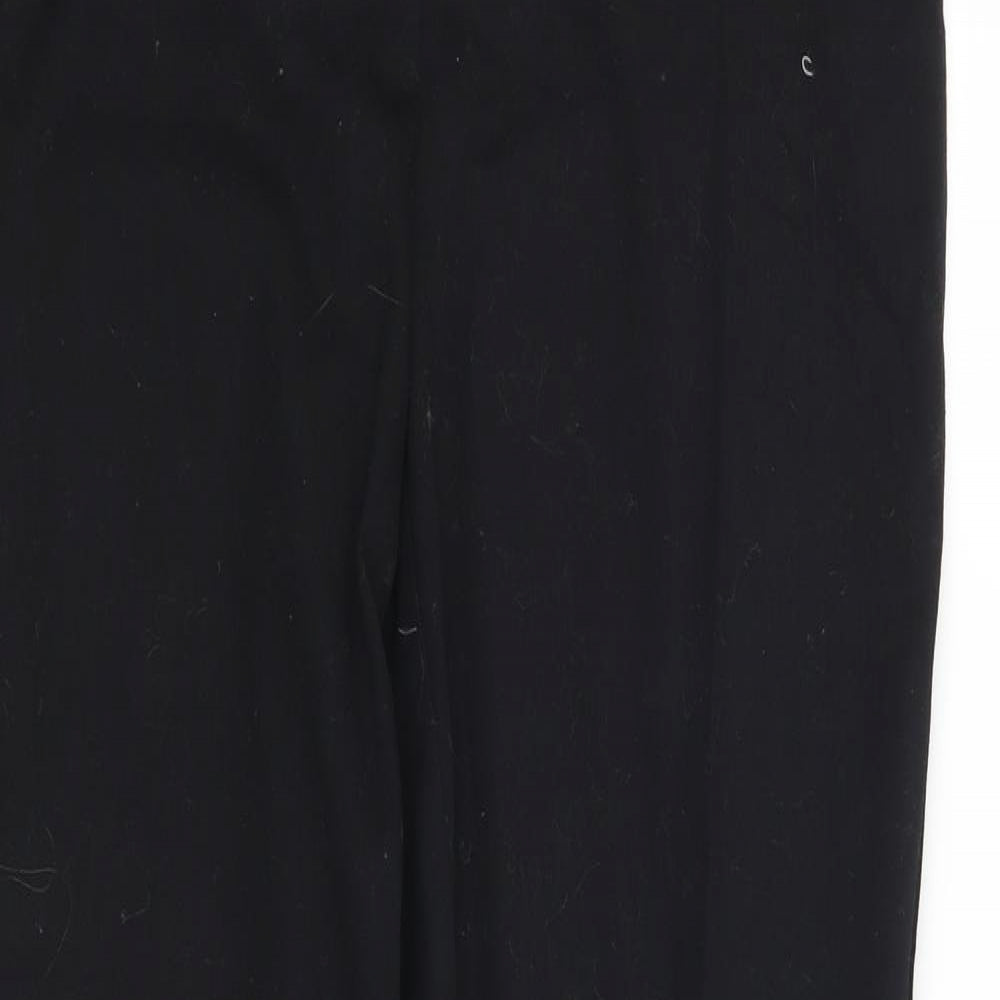 Womens UK Size 10 Marks and Spencer Regular Fit  Black Trousers