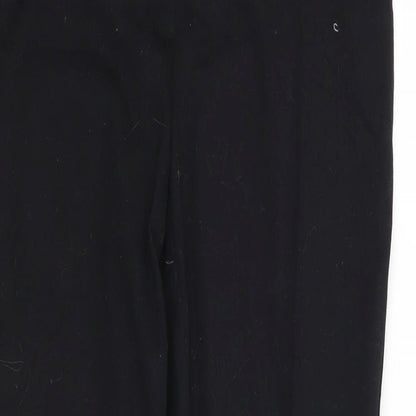 Womens UK Size 10 Marks and Spencer Regular Fit  Black Trousers