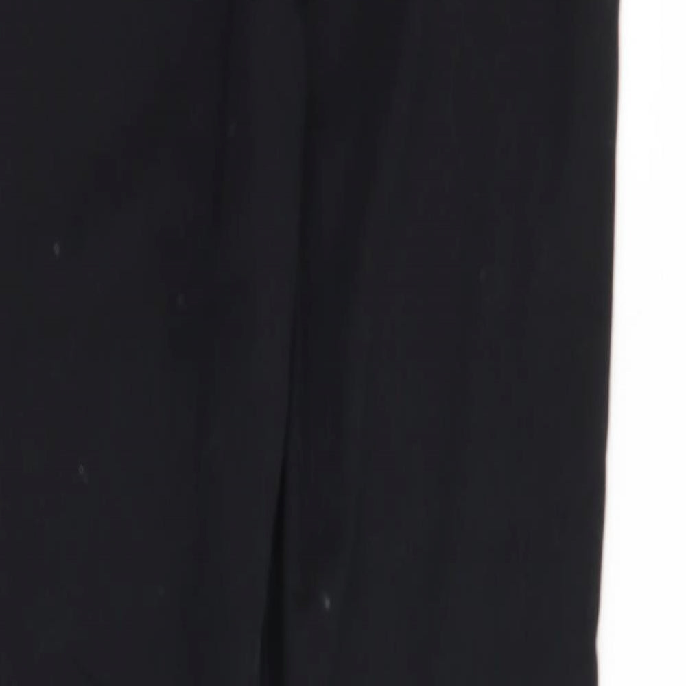 Womens UK Size 10 Marks and Spencer Regular Fit  Black Trousers