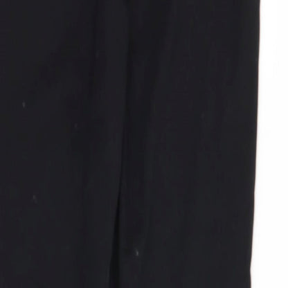 Womens UK Size 10 Marks and Spencer Regular Fit  Black Trousers