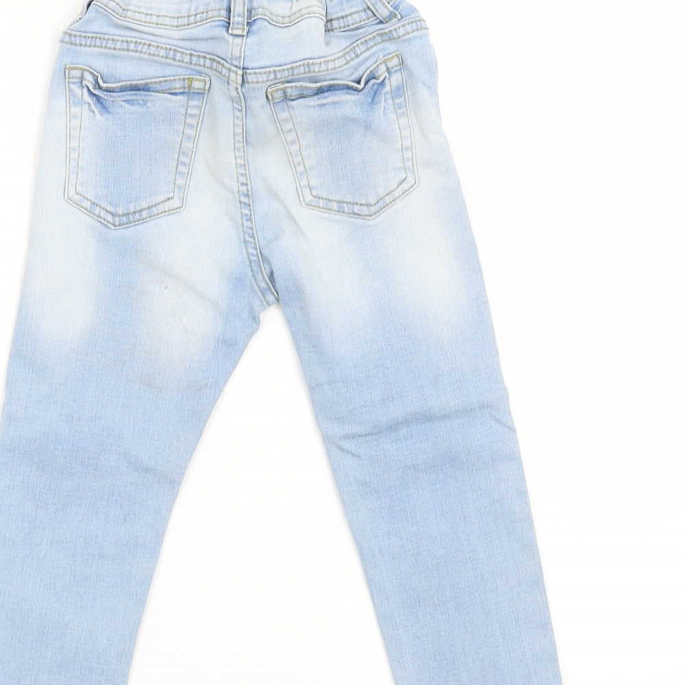 DENIM CO Girls Blue   Straight Jeans Size 4-5 Years