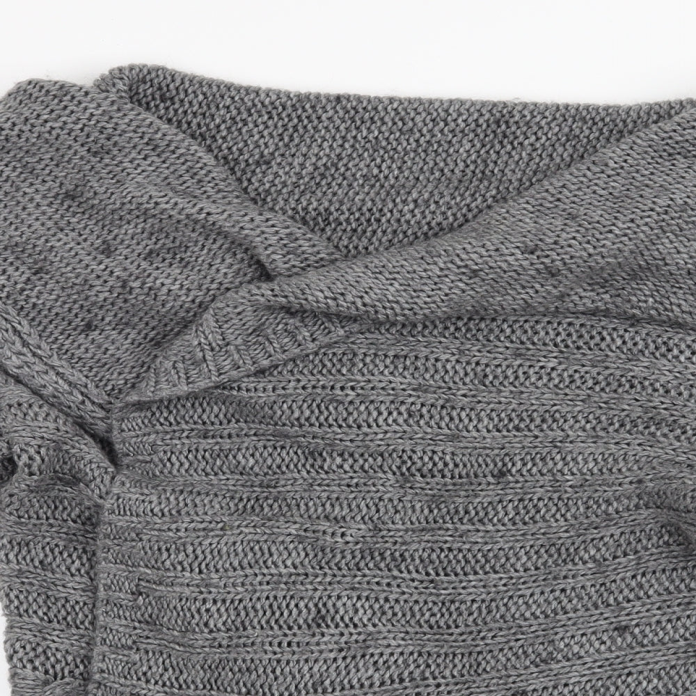 Marks and Spencer Womens Grey   Cardigan Jumper Size S
