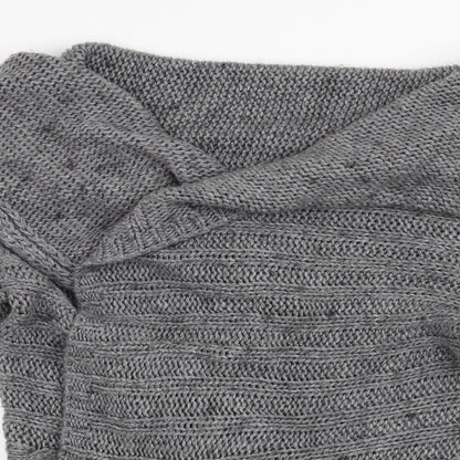 Marks and Spencer Womens Grey   Cardigan Jumper Size S