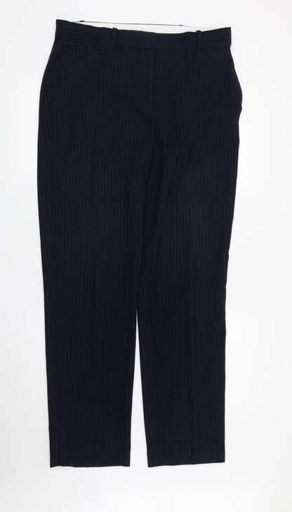 Womens UK Size 14 Marks and Spencer Regular Fit  Blue Trousers