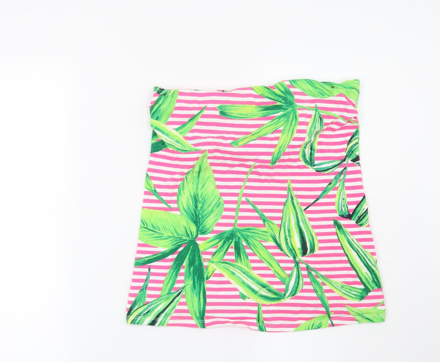Womens UK Size 12 Papaya Pink Basic T-Shirt