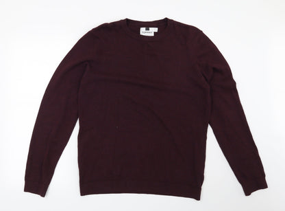 Topman Mens Red   Pullover Jumper Size M