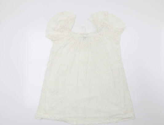 Topshop Womens White   Shift  Size 8