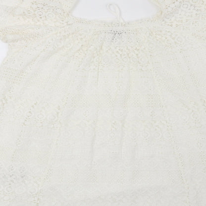 Topshop Womens White   Shift  Size 8