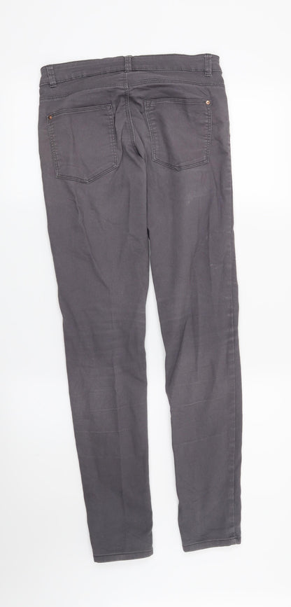 Womens UK Size 28 in H&M Regular Fit Skinny Grey Jeans