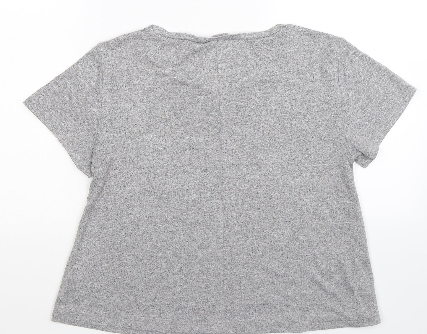 Womens UK Size M American Eagle Outfitters Grey Basic T-Shirt