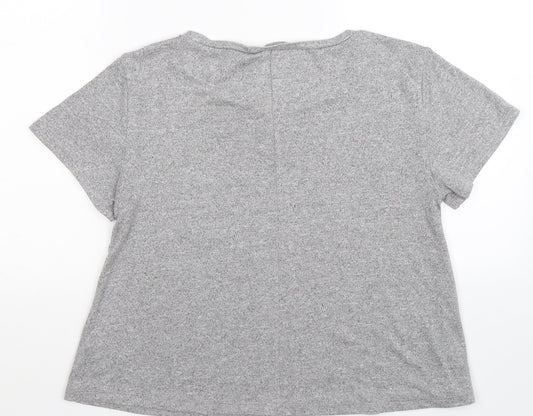 Womens UK Size M American Eagle Outfitters Grey Basic T-Shirt