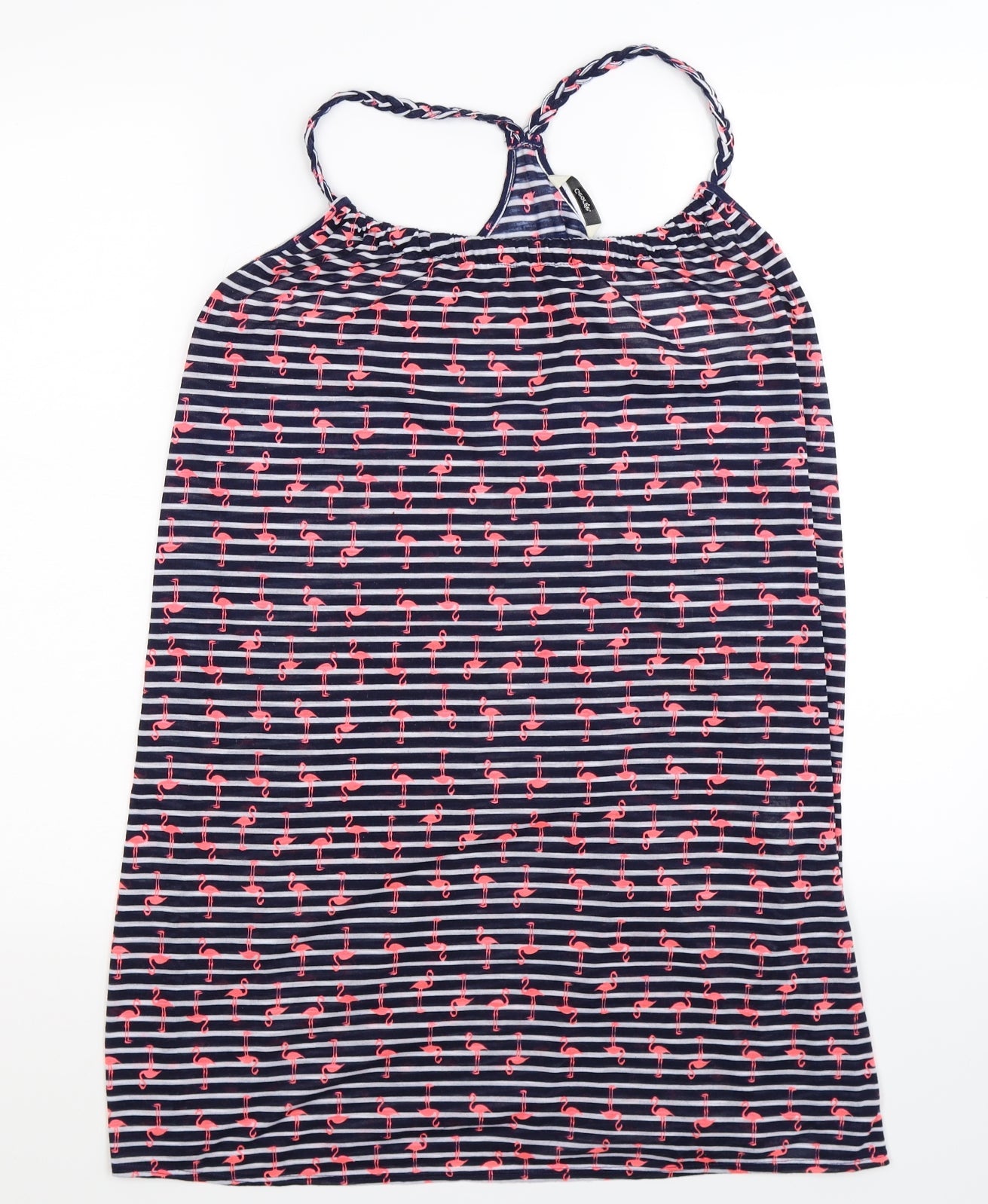 George Womens Blue Striped  Mini  Size M