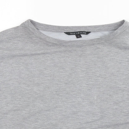 Womens Grey   Pullover Sweatshirt Size 12