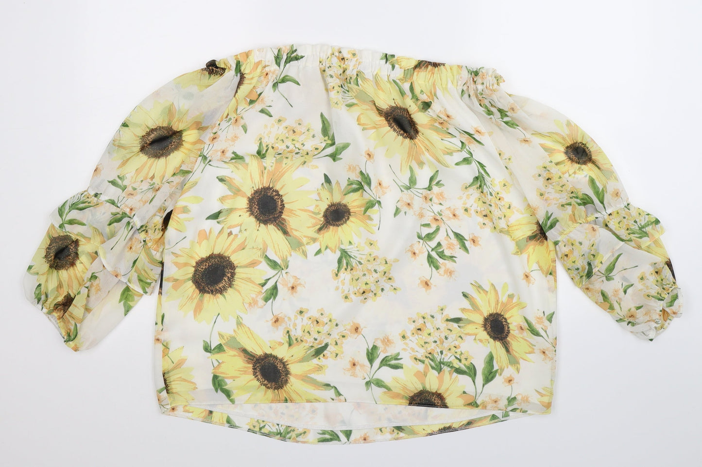 Womens UK Size 12 Bonmarché White Basic Blouse