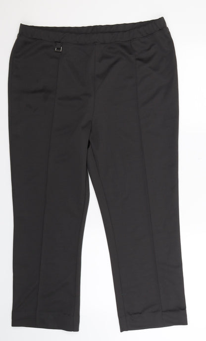 Womens UK Size 18 Marisota Regular Fit  Grey Trousers