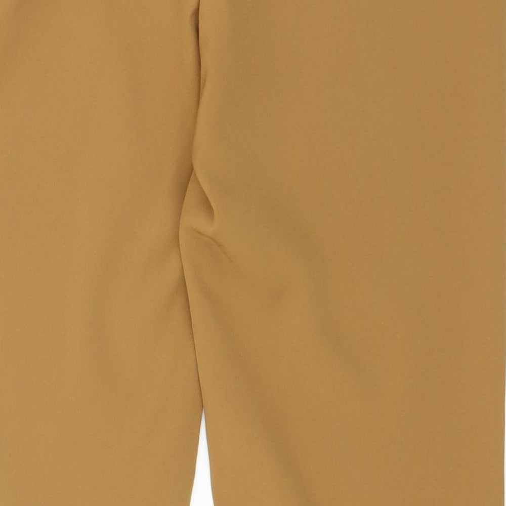 Womens UK Size 36 VERO MODA Regular Fit Capri Brown Trousers