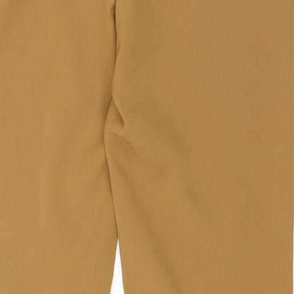 Womens UK Size 36 VERO MODA Regular Fit Capri Brown Trousers