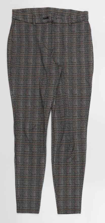 Womens UK Size 10 Dorothy Perkins Regular Fit Capri Brown Trousers
