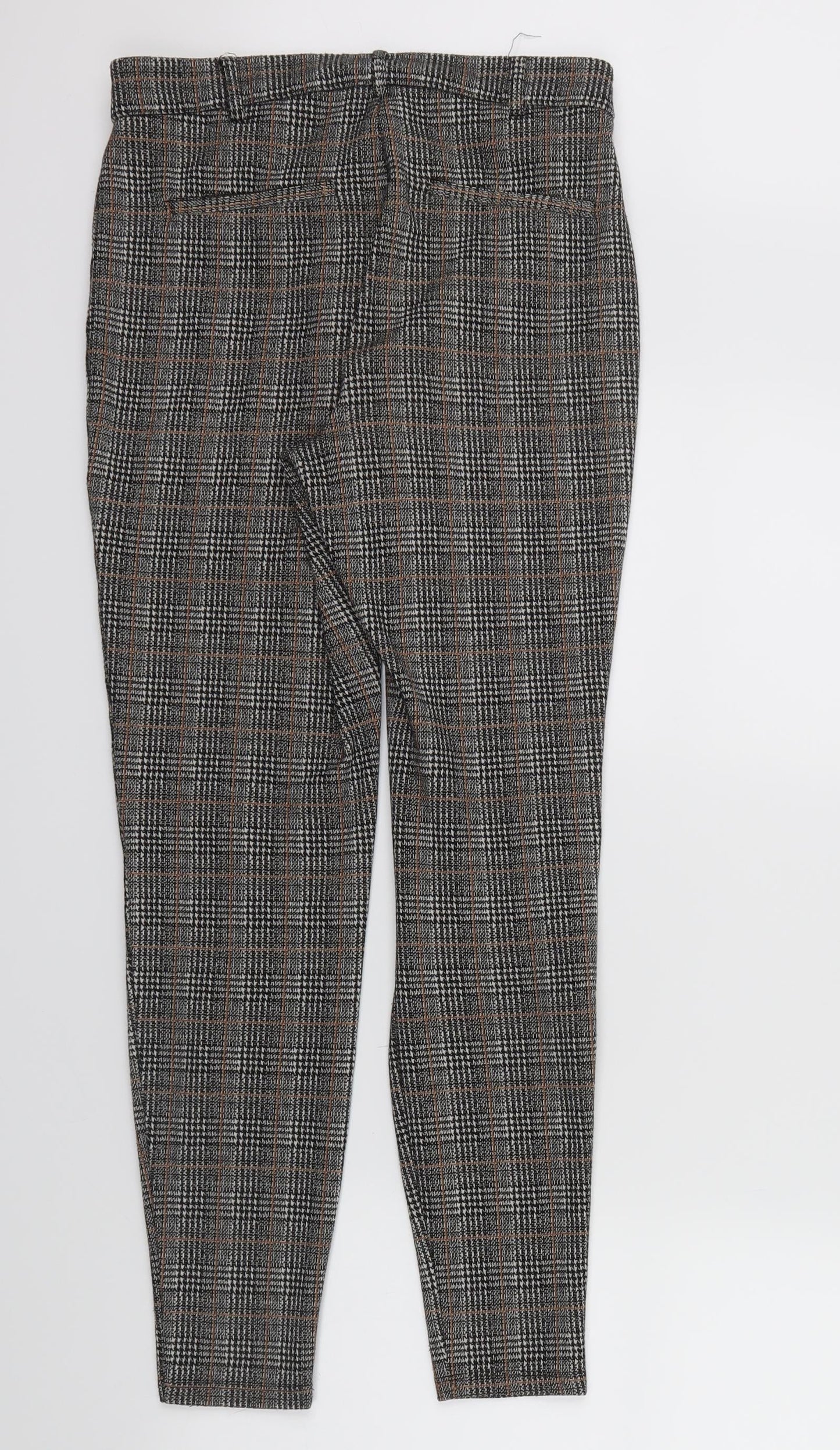 Womens UK Size 10 Dorothy Perkins Regular Fit Capri Brown Trousers