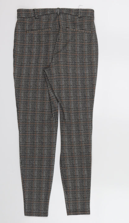 Womens UK Size 10 Dorothy Perkins Regular Fit Capri Brown Trousers