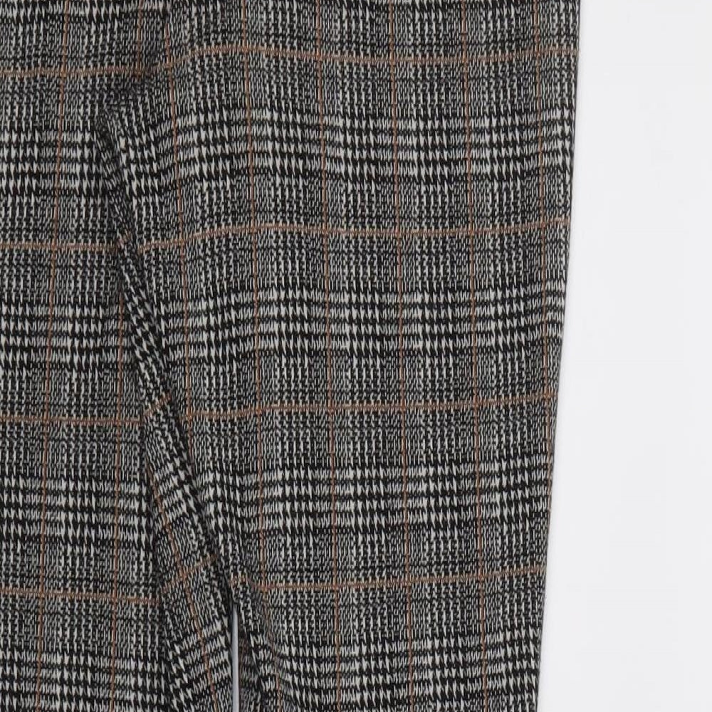 Womens UK Size 10 Dorothy Perkins Regular Fit Capri Brown Trousers