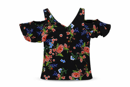 Womens UK Size 8 Peacocks Black Basic Blouse