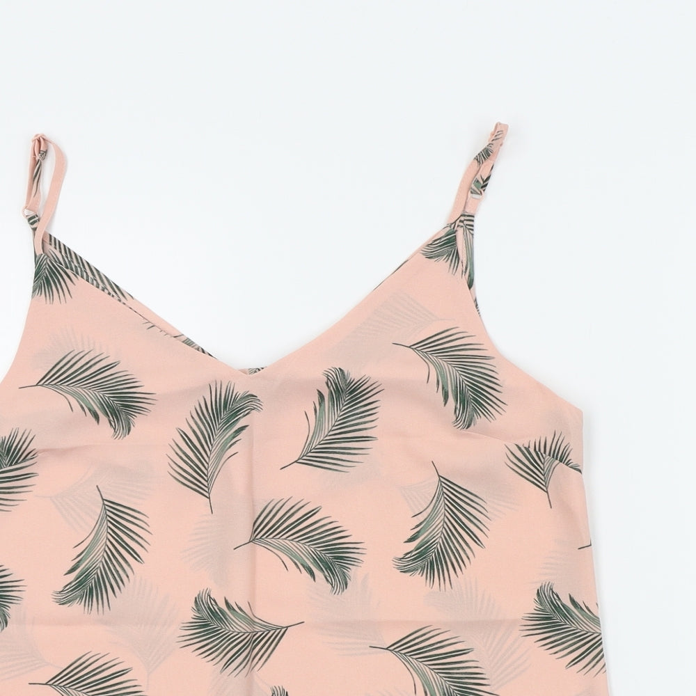 Primark Womens Pink Floral  Basic Blouse Size 10