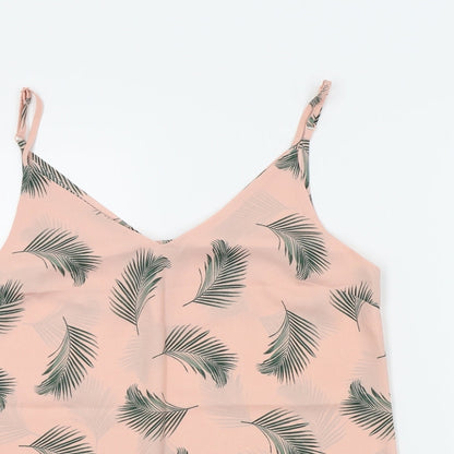 Primark Womens Pink Floral  Basic Blouse Size 10